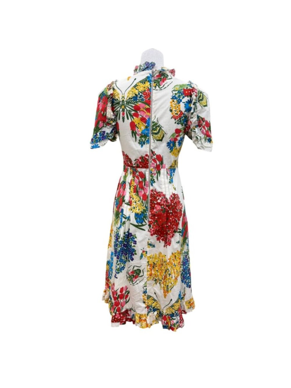 Gucci Cotton Interlocking Floral Dress View 4
